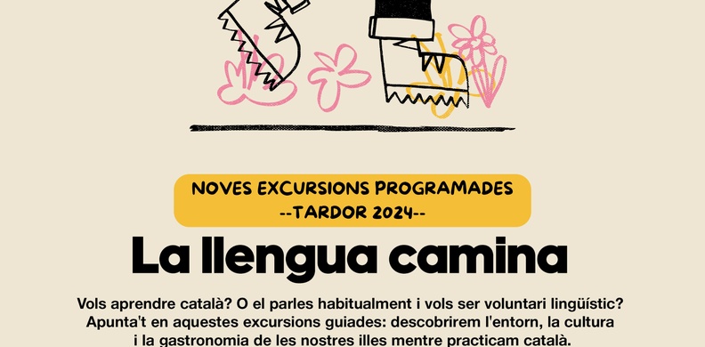 Programació noves excursions de «La llengua camina» tardor 2024