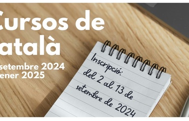 Cursos de català (setembre 2024 - gener 2025)